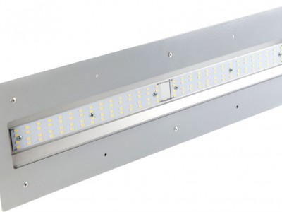 Линейный светильник "UL" с рамкой для монтажа в навес NEWLED.UL.45.120.5K.IP65.AZS